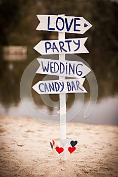 Wedding label