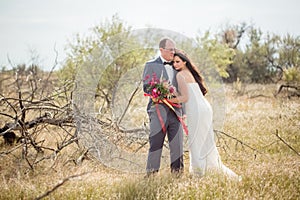 Wedding and love story in nature