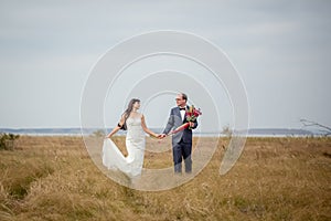 Wedding and love story in nature