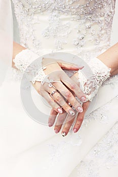 Wedding manicure