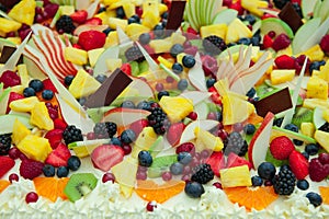Wedding mixed fruit cake