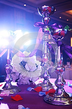 Wedding party table