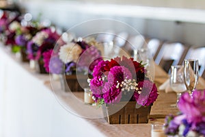 Wedding party table