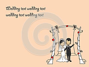 Wedding pictures,vector