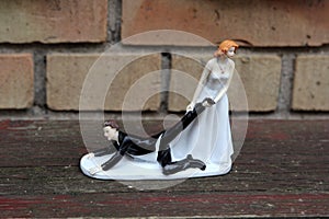 Wedding porcelain figure