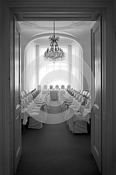 Wedding reception room