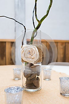 Wedding Reception Table Centerpiece
