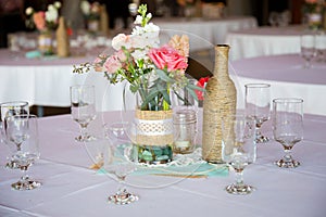 Wedding Reception Table Centerpieces