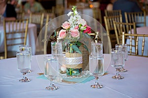 Wedding Reception Table Centerpieces