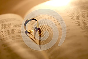 A wedding ring in the bible
