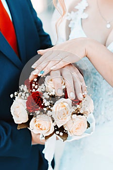 Wedding ring, celebration of wedding or engagement background