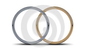 Wedding Ring Gold Pair