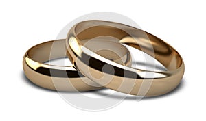Wedding Ring Gold Pair