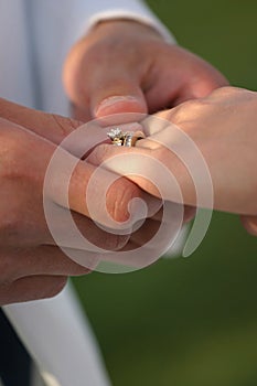 Anillo de bodas para ella 