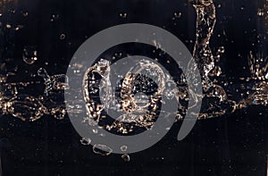 Wedding Ring with Water Splash