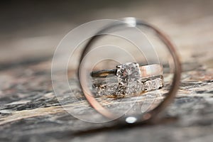 Wedding rings photo