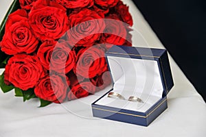 Wedding Rings in a Box