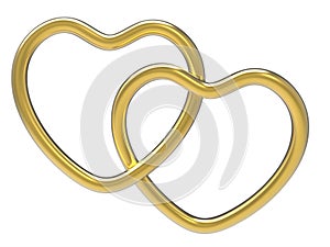 Wedding Rings Indicates Valentine Day And Eternity photo