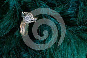Wedding Rings Jewelry Silverly Detailed textured pattern Feathery Bridal Couple In Nairobi City County Kenya East Africa