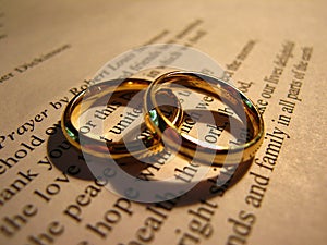 Wedding Rings on Stevenson`s Wedding Prayer photo