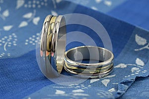 Wedding rings, a symbol of love and happiness