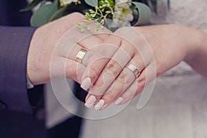 Wedding rings. photo