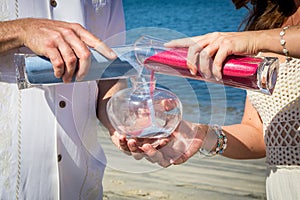 Wedding sand ceremony