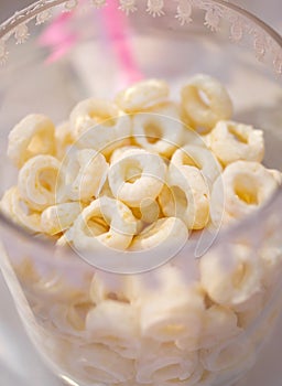 Wedding set of biscuits in pink