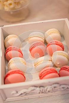Wedding set of biscuits in pink