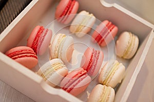 Wedding set of biscuits in pink