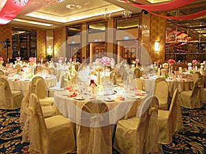 Wedding set table