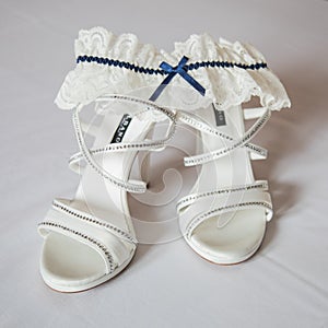 Wedding Shoes and garter
