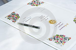 Wedding signature