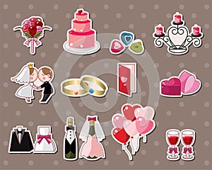 Wedding stickers