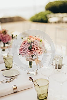 Wedding table decor