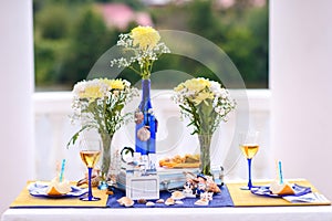 Wedding table decor