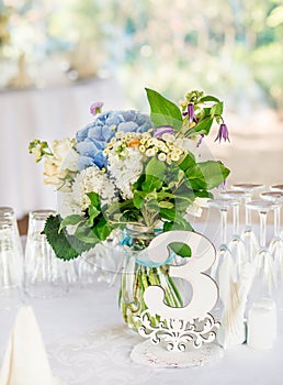 Wedding table decor