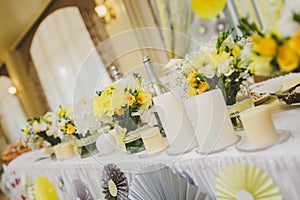 Wedding table decor