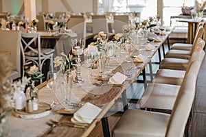 wedding table decoration ceremony flowers