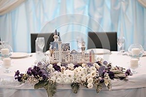 Wedding table decoration elements
