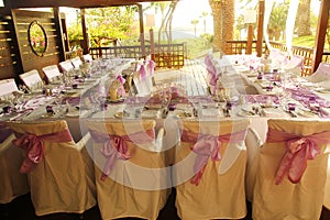 Wedding table decorations celebrations