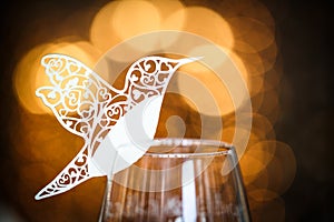 Wedding table details