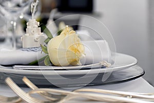 Wedding table details