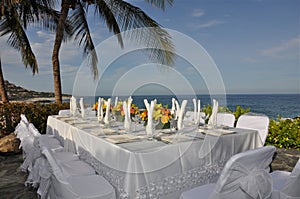 Wedding table setting 1