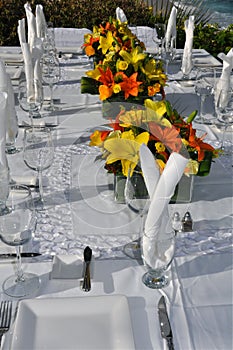 Wedding table setting 2