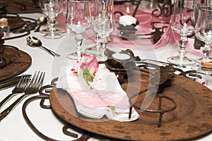 Wedding Table Setting