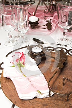 Wedding Table Setting