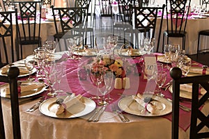 Wedding Table Setting