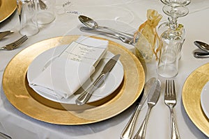 Wedding Table Setting