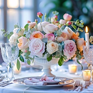 wedding table setting with flowers wedding table decoration wedding table setting